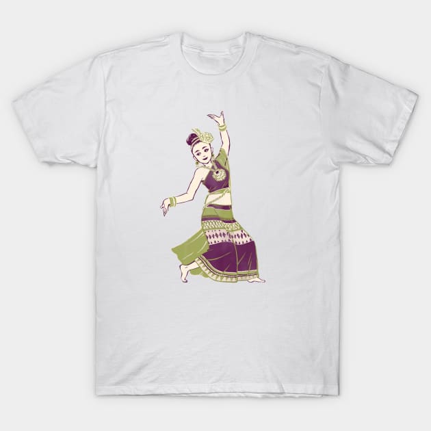 People of Thailand - Dancer T-Shirt by akaneyabushita